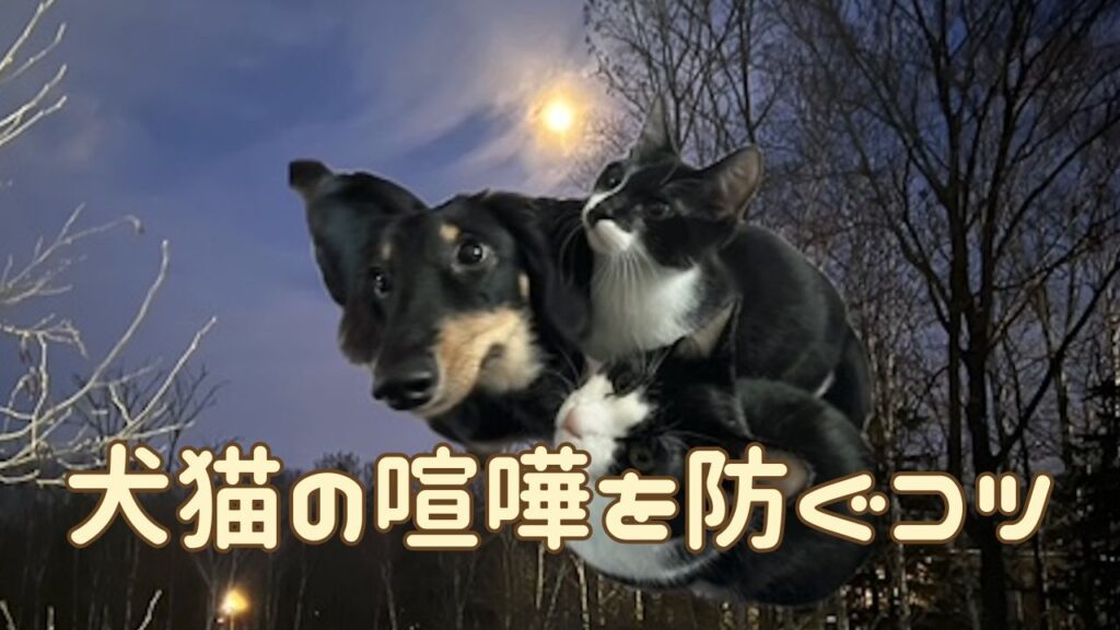 犬猫アイキャッチ 犬猫の喧嘩をさせないコツ